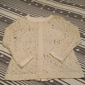 Banana Republic Lace Top, Size Small